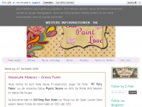 Screenshot des Blogs eat paint love