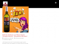 Screenshot des Blogs Weininfo