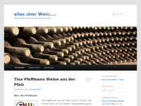 Screenshot des Blogs Weinhandel Wein