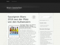 Screenshot des Blogs Wein bestellen und das Leben kann so einfach sein…