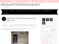 Screenshot des Blogs Produkttesterhaushalt