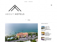 Screenshot des Blogs AboutHotels – Premium Hotel Blog