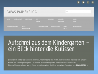 Screenshot des Blogs papaspausenblog