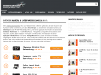 Screenshot des Blogs Outdoor-Kamera