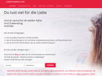 Screenshot des Blogs liebeskummer24.com