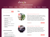 Screenshot des Blogs abraxia
