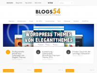 Screenshot des Blogs Blogs54