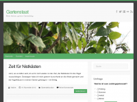 Screenshot des Blogs Gartenstaat