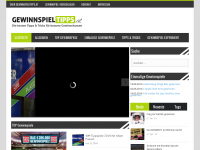Screenshot des Blogs Gewinnspieltipps.at – Wertvolle Tipps & Tricks für bessere Gewinnchancen bei Gewinnspielen