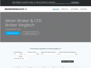 Screenshot des Blogs Brokervergleich 24
