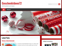Screenshot des Blogs Geschenkideen72