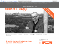 Screenshot des Blogs Quinkert bloggt – PR-Blog aus dem Ruhrpott