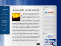 Screenshot des Blogs Mehr Motivation