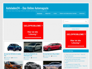 Screenshot des Blogs Autoladen24
