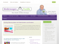Screenshot des Blogs Kinderwagen Postille