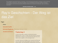 Screenshot des Blogs Der Weg ist das Ziel