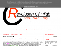 Screenshot des Blogs Revolution Of Hijab