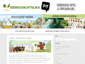 Screenshot des Blogs Der Eierschachtelblog