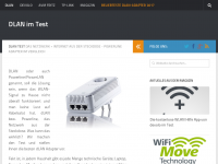 Screenshot des Blogs Powerline – Netzwerk aus der Steckdose
