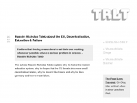 Screenshot des Blogs The Records