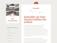 Screenshot des Blogs BebaBlog