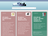 Screenshot des Blogs Sparort