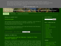 Screenshot des Blogs Unterwegs in Thüringen