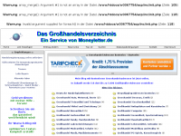 Screenshot des Blogs Verzeichnis Großhandel-Adressen kostenlos