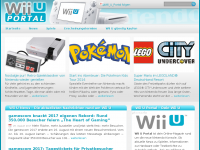 Screenshot des Blogs Wii U Portal – Wii U News, Spiele und mehr!