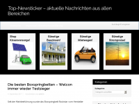 Screenshot des Blogs Top-Newsticker
