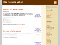 Screenshot des Blogs Das Normale Leben