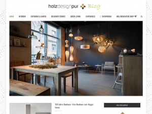 Screenshot des Blogs HolzDesignPur Blog