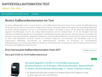 Screenshot des Blogs Vollautomaten