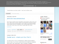 Screenshot des Blogs Zoddelnews