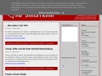 Screenshot des Blogs ad sinistram