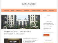 Screenshot des Blogs Genussgier