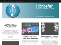 Screenshot des Blogs Hörbefehl