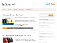 Screenshot des Blogs Lauf James Lauf!