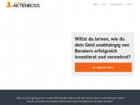 Screenshot des Blogs Aktienboss – Der Blog für erfolgreiche Aktienkäufe