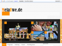 Screenshot des Blogs melauwe