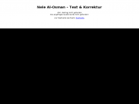 Screenshot des Blogs Neues vom Textertisch