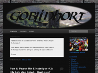 Screenshot des Blogs Goblinhort
