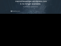 Screenshot des Blogs Der Memo-Messenger