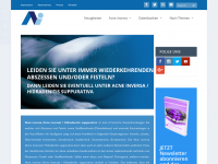 Screenshot des Blogs Acne inversa Selsbthilfegruppen