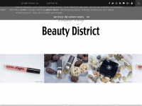 Screenshot des Blogs Beauty District