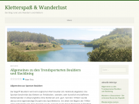 Screenshot des Blogs Kletterspaß & Wanderlust
