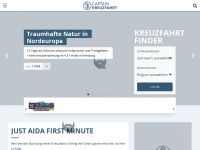 Screenshot des Blogs Captain Kreuzfahrt