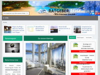Screenshot des Blogs Ratgeber Reise