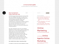 Screenshot des Blogs Onlinemarketing666