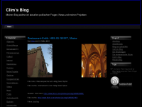 Screenshot des Blogs Clim’s Blog